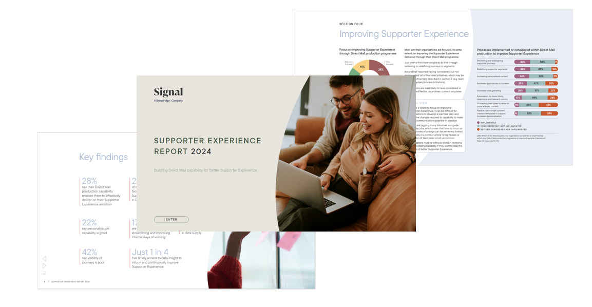 Supporter Experience 2024 Research - CXM-1 Supporter Experience 2024 Research - CXM-1